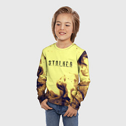 Лонгслив детский Stalker fire retro, цвет: 3D-принт — фото 2