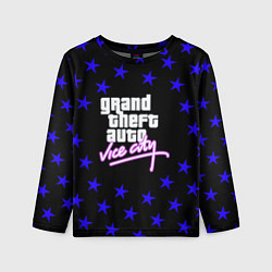 Лонгслив детский GTA star vice city, цвет: 3D-принт