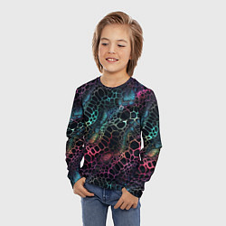 Лонгслив детский Змеиный принт, цвет: 3D-принт — фото 2
