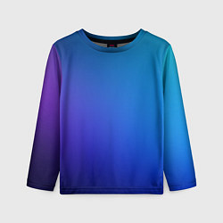 Детский лонгслив Градиент небесных цветов