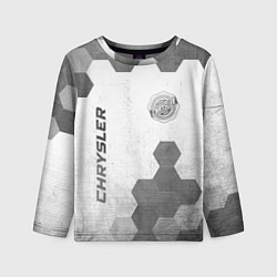 Лонгслив детский Chrysler - white gradient вертикально, цвет: 3D-принт