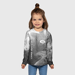 Лонгслив детский Land Rover - grey gradient вертикально, цвет: 3D-принт — фото 2