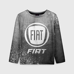 Лонгслив детский Fiat - grey gradient, цвет: 3D-принт