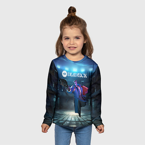 Детский лонгслив Deadlock Абрамс / 3D-принт – фото 5
