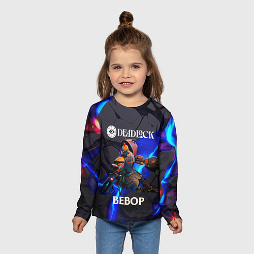 Детский лонгслив Deadlock logo and Bebop / 3D-принт – фото 5