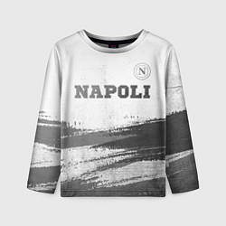 Детский лонгслив Napoli - white gradient посередине