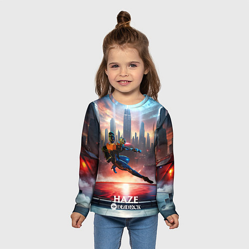 Детский лонгслив Deadlock Haze / 3D-принт – фото 5
