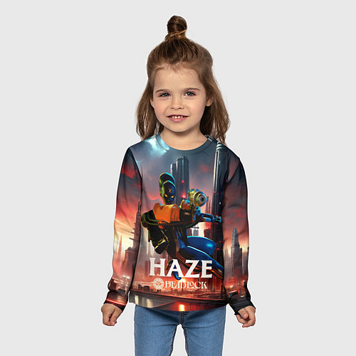 Детский лонгслив Мгла Deadlock / 3D-принт – фото 5