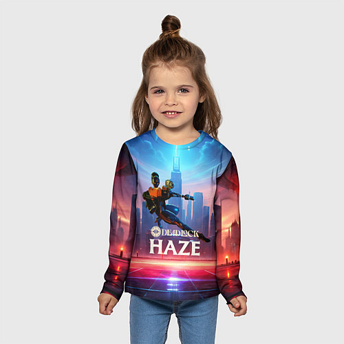 Детский лонгслив Deadlock Мгла / 3D-принт – фото 5