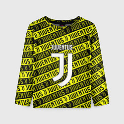 Лонгслив детский Juventus pattern fc, цвет: 3D-принт