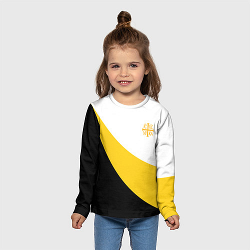 Детский лонгслив Сокрушу пред ним врагов его малая желтая Ника 2 Ни / 3D-принт – фото 5