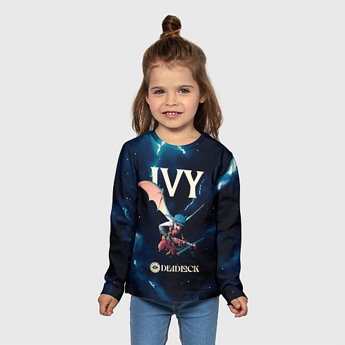 Детский лонгслив Deadlock Плющ / 3D-принт – фото 5