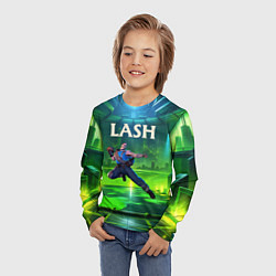 Лонгслив детский Lash Deadlock, цвет: 3D-принт — фото 2