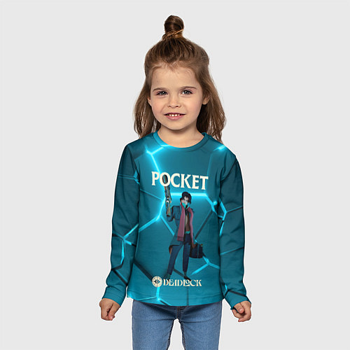 Детский лонгслив Pocket Deadlock / 3D-принт – фото 5