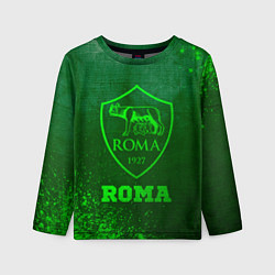 Лонгслив детский Roma - green gradient, цвет: 3D-принт