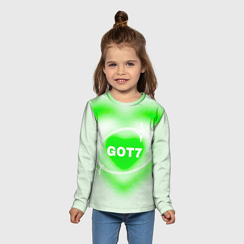 Детский лонгслив Got7 сердце / 3D-принт – фото 5