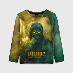 Лонгслив детский Stalker 2 череп, цвет: 3D-принт