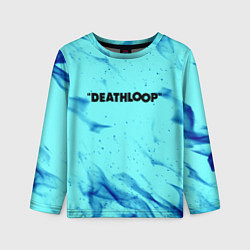 Лонгслив детский Deathloop neon flame, цвет: 3D-принт