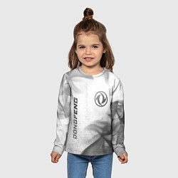 Лонгслив детский Dongfeng - white gradient вертикально, цвет: 3D-принт — фото 2