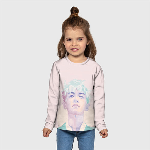 Детский лонгслив Тхэян Bigbang / 3D-принт – фото 5