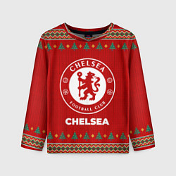 Лонгслив детский Chelsea new year, цвет: 3D-принт