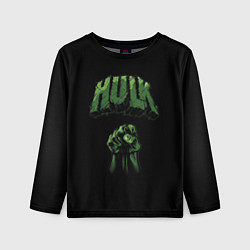 Лонгслив детский Hulk punch, цвет: 3D-принт