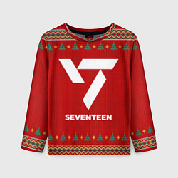 Лонгслив детский Seventeen new year, цвет: 3D-принт