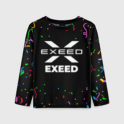 Лонгслив детский Exeed конфети, цвет: 3D-принт