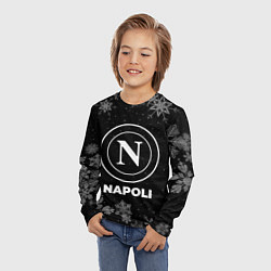 Лонгслив детский Снежный Napoli, цвет: 3D-принт — фото 2