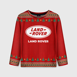 Лонгслив детский Land Rover new year, цвет: 3D-принт