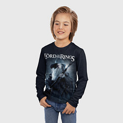 Лонгслив детский Властелин колец - Гендальф маг, цвет: 3D-принт — фото 2