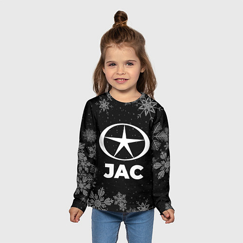 Детский лонгслив Снежный JAC / 3D-принт – фото 5