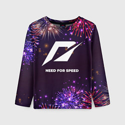 Лонгслив детский Праздничный Need for Speed, цвет: 3D-принт