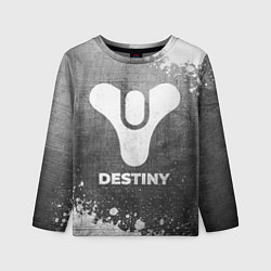 Лонгслив детский Destiny - grey gradient, цвет: 3D-принт