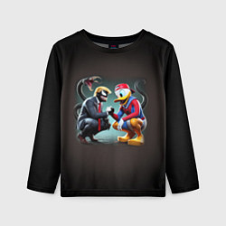 Лонгслив детский Venom-Trump and Spider-Duck meme, цвет: 3D-принт