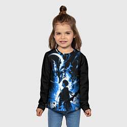 Лонгслив детский Поднятие уровня в одиночку - восстань, цвет: 3D-принт — фото 2