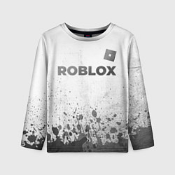 Лонгслив детский Roblox - white gradient посередине, цвет: 3D-принт