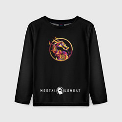 Лонгслив детский Дракон - Мортал Комбат, цвет: 3D-принт