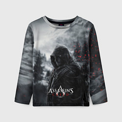 Лонгслив детский Assassins Creed охотник в горах, цвет: 3D-принт