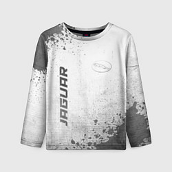 Лонгслив детский Jaguar - white gradient вертикально, цвет: 3D-принт
