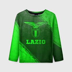 Лонгслив детский Lazio - green gradient, цвет: 3D-принт