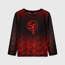 Лонгслив детский Sally Face red poly, цвет: 3D-принт