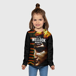 Лонгслив детский Davids Face Look, цвет: 3D-принт — фото 2