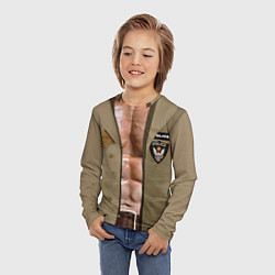 Лонгслив детский Костюм полицейского шерифа из GTA, цвет: 3D-принт — фото 2