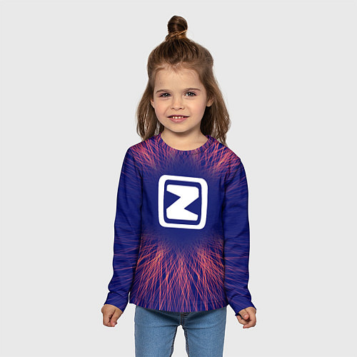 Детский лонгслив Zotye red energy / 3D-принт – фото 5