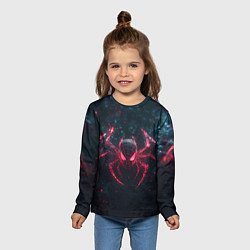 Лонгслив детский Спайдер-мэн с лапами паука, цвет: 3D-принт — фото 2