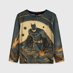 Лонгслив детский Бэтмен крадется, цвет: 3D-принт