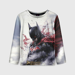 Лонгслив детский Бэтмен в тумане, цвет: 3D-принт