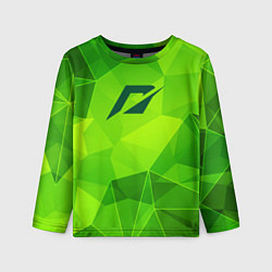 Лонгслив детский Need for Speed green poly, цвет: 3D-принт