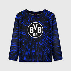Лонгслив детский Borussia blue energy, цвет: 3D-принт